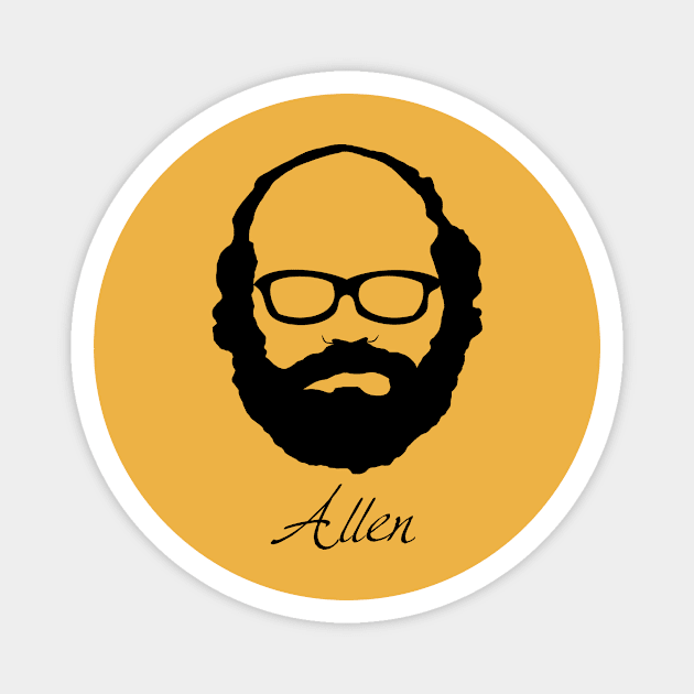 Allen Ginsberg Magnet by PoetandChef